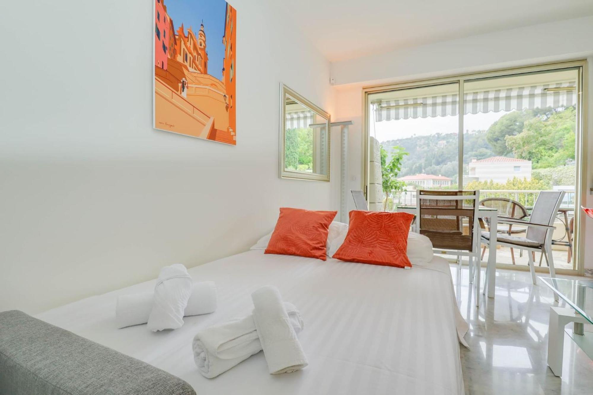 « La Grande Residence » Vue Mer, Piscine Menton Dış mekan fotoğraf