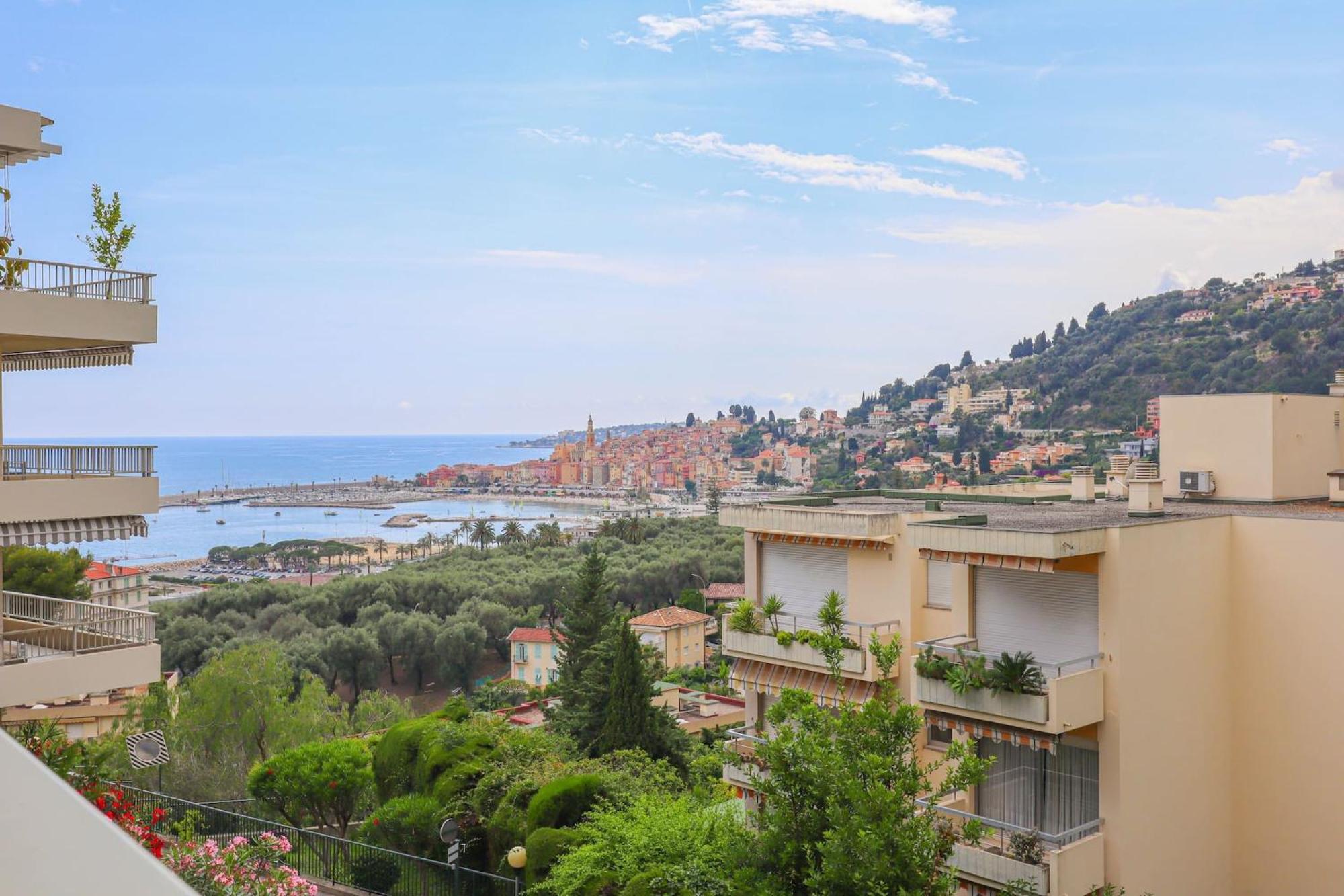 « La Grande Residence » Vue Mer, Piscine Menton Dış mekan fotoğraf
